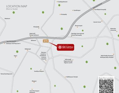 Project Image of 1020 Sq.ft 2 BHK Apartment / Flat for sale in Mallampet for Rs. 7300000