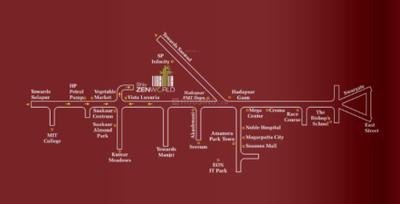 Project Image of 557.46 - 623.55 Sq.ft 2 BHK Apartment for buy in Shiv Zen World Phase III