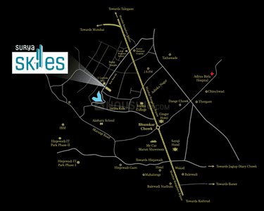 Project Image of 715.0 - 974.0 Sq.ft 2 BHK Apartment for buy in Surya Skies