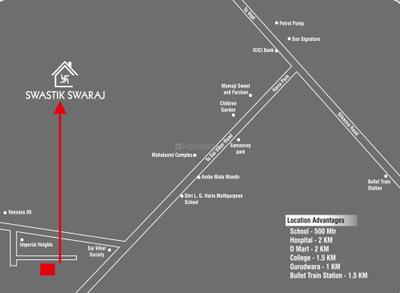 Project Image of 415.38 - 598.47 Sq.ft 1 BHK Apartment for buy in Manasvi Swastik Swaraj