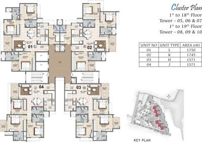 Project Image of 661.0 - 1750.0 Sq.ft 1 BHK Apartment for buy in Prestige Lake Ridge