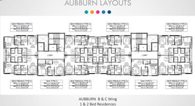 Project Image of 402.68 - 977.0 Sq.ft 1 BHK Apartment for buy in Aubburn At Sarova
