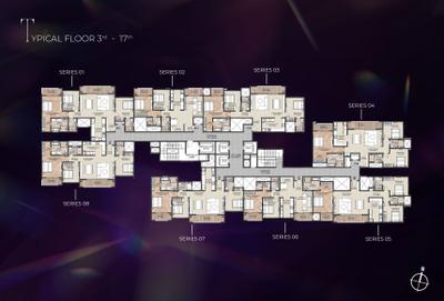 Project Image of 789.97 - 1238.51 Sq.ft 2 BHK Apartment for buy in Purva Heritage