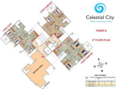 Project Image of 517.96 - 1310.0 Sq.ft 2 BHK Apartment for buy in Pharande Celestial City