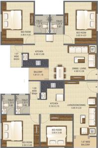 Project Image of 612 Sq.ft 2 BHK Apartment / Flat for sale in Vadsar for Rs. 2750000