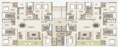 Project Image of 2890.65 - 4331.4 Sq.ft 4 BHK Apartment for buy in Avadh Miliana