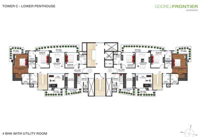 Project Image of 1821.04 - 4611.04 Sq.ft 3 BHK Apartment for buy in Godrej Frontier