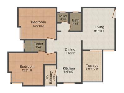 Project Image of 270.0 - 1078.0 Sq.ft 1 RK Apartment for buy in SG Rainbow