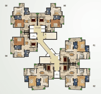 Project Image of 1075.0 - 1750.0 Sq.ft 2 BHK Apartment for buy in Supertech 34 Pavilion 