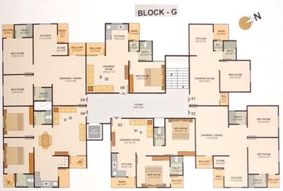 Project Image of 0.0 - 1125.0 Sq.ft 2 BHK Apartment for buy in Ishwar Panchratna Flora
