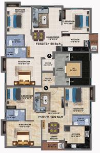 MP Minerva MP Minerva Cluster Plan From 1st To 3rd Floor 1