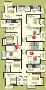 Project Image of 614.0 - 1966.0 Sq.ft 1 BHK Apartment for buy in Manju Royal Splendor