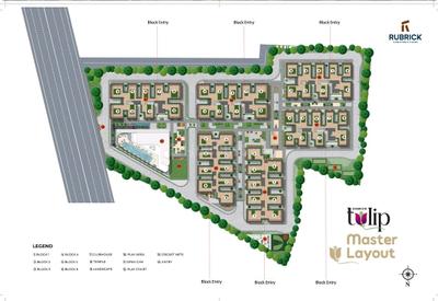 Project Image of 1250.0 - 2000.0 Sq.ft 2 BHK Apartment for buy in Rubrick Tulip