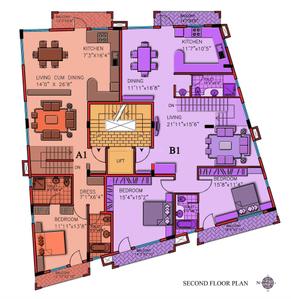 Project Image of 2290.0 - 3200.0 Sq.ft 3 BHK Apartment for buy in Magnum Manojavam