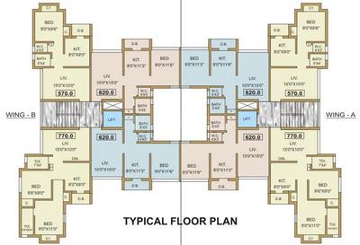 Project Image of 570.0 - 770.0 Sq.ft 1 BHK Apartment for buy in Baria M Baria Grace