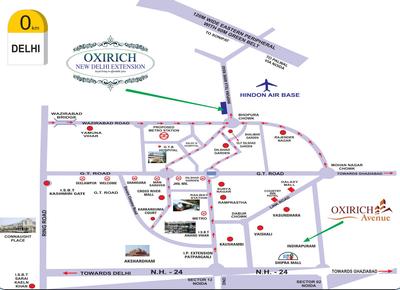 Project Image of 984.0 - 1450.0 Sq.ft 2 BHK Apartment for buy in Oxirich New Delhi Extension
