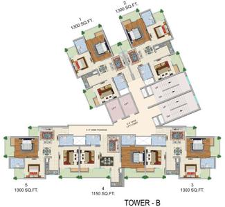 Project Image of 1150.0 - 2195.0 Sq.ft 2 BHK Apartment for buy in Sarvottam Shree