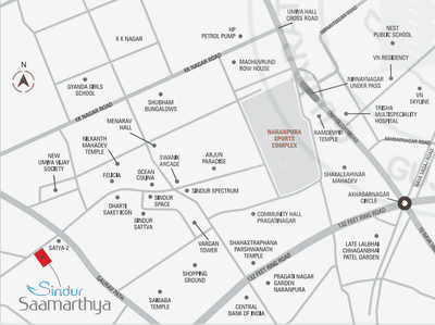 Project Image of 1020.63 - 1151.42 Sq.ft 3 BHK Apartment for buy in CN Sindur Saamarthya