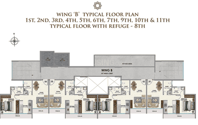 Project Image of 433.0 - 711.0 Sq.ft 1 BHK Apartment for buy in RS QA Riverfront