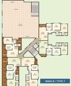 Project Image of 685.0 - 1265.0 Sq.ft 1 BHK Apartment for buy in Agarwal Vrindavan Township