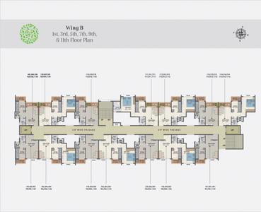 Project Image of 348.64 - 469.95 Sq.ft 1 BHK Apartment for buy in Pinnacle Nano City Wing A