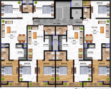 Project Image of 1050.0 - 1250.0 Sq.ft 2 BHK Apartment for buy in Property Shri Hari Enclave
