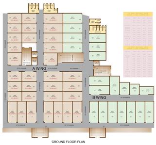 7 Sagar Plaza Wing A Cluster Plan for ground Floor 1