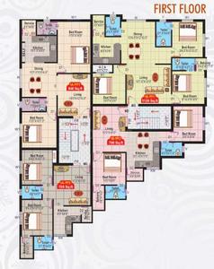 Project Image of 705.0 - 1180.0 Sq.ft 2 BHK Apartment for buy in VJS Kumaran Sukrataa