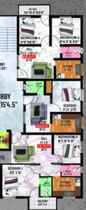 Project Image of 442.0 - 1005.0 Sq.ft 1 BHK Apartment for buy in Crest Majesta