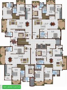 Project Image of 1672.0 - 2996.0 Sq.ft 3 BHK Apartment for buy in Century Chimes