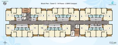 Project Image of 710.0 - 1121.0 Sq.ft 1 BHK Apartment for buy in Hallmark Emerald