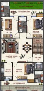 Project Image of 0.0 - 1800.0 Sq.ft 3 BHK Builder Floor for buy in 3BHK Bindal Luxury Homes
