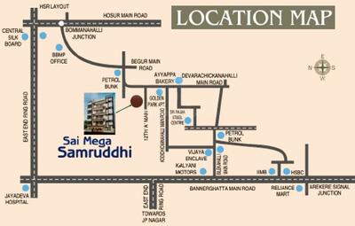 Project Image of 1145.0 - 1413.0 Sq.ft 2 BHK Apartment for buy in Sai Mega Samruddhi