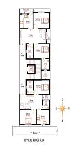 Sri Raghavendra Green House Green House Cluster Plan from 1st to 3rd Floor 1
