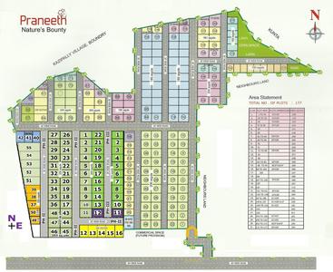 Praneeth Natures Bounty Phase 3 Images for Layout Plan of Praneeth Natures Bounty Phase 3 1