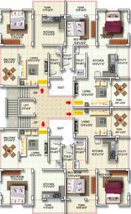 Project Image of 408.0 - 533.0 Sq.ft 1 BHK Apartment for buy in Ramesh Ramchandra Masal Kaveri Residency