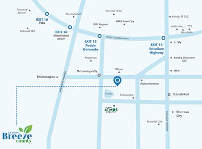 Project Image of 1800.0 - 3600.0 Sq.ft Residential Plot Plot for buy in CK Infini Breeze County