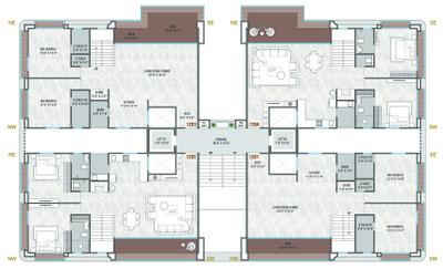 Project Image of 1184.79 - 2416.8 Sq.ft 3 BHK Apartment for buy in Swagat Cilantra