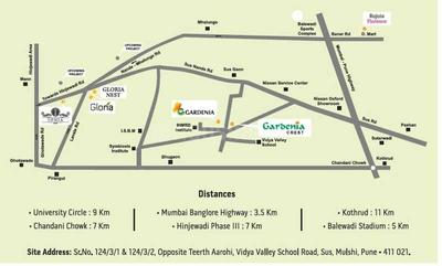 Project Image of 564.0 - 1045.0 Sq.ft 2 BHK Apartment for buy in Rujuta Gardenia Crest