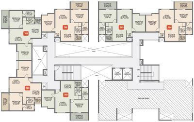 Project Image of 342.62 - 638.0 Sq.ft 1 BHK Apartment for buy in Rohan Ananta Phase I