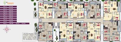 Project Image of 1005.0 - 1498.0 Sq.ft 2 BHK Apartment for buy in BSR Tower