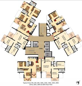 Project Image of 377.38 - 773.49 Sq.ft 1 BHK Apartment for buy in Nyati Ekaant I