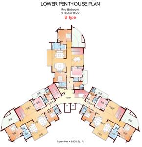 Project Image of 2615.0 - 8580.0 Sq.ft 3 BHK Apartment for buy in Parsvnath Exotica