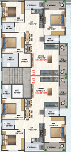 Project Image of 1400.0 - 1480.0 Sq.ft 3 BHK Apartment for buy in Narayan Shiv Galaxy