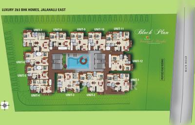 Project Image of 1175.0 - 1832.0 Sq.ft 2 BHK Apartment for buy in Saravana Tranquil Heights