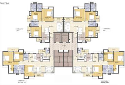 Project Image of 342.0 - 1196.0 Sq.ft 1 BHK Apartment for buy in Ansal Sushant Serene Residency