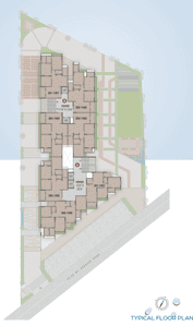 Project Image of 837.86 - 868.43 Sq.ft 3 BHK Apartment for buy in Blue Ocean