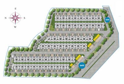 Project Image of 572.53 - 638.62 Sq.ft 2 BHK Apartment for buy in Unique New Town Phase I