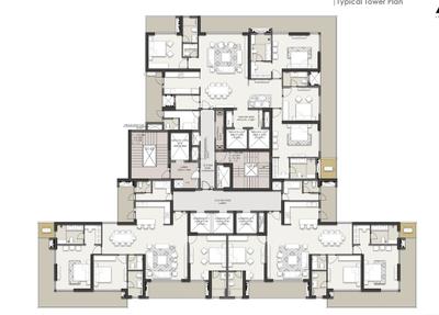 Project Image of 2920.0 - 3930.0 Sq.ft 3 BHK Apartment for buy in Landmark Skyvue