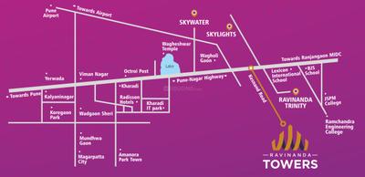 Project Image of 0.0 - 376.95 Sq.ft 1 BHK Apartment for buy in Ravinanda Towers